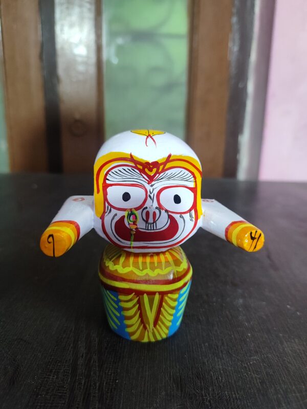 Complete Jagannath Puri Temple Set - Enhance Your Spiritual Space! (Pack of 4,Multicolor) - Image 3
