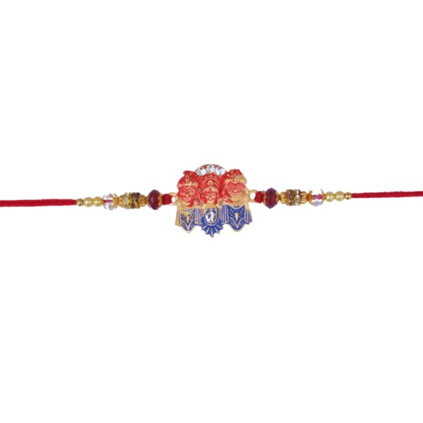 Jagannath Balabhadra Subhadra Rakhi with Sindoor and Chawal for Brother for Raksha Bandhan - Image 3