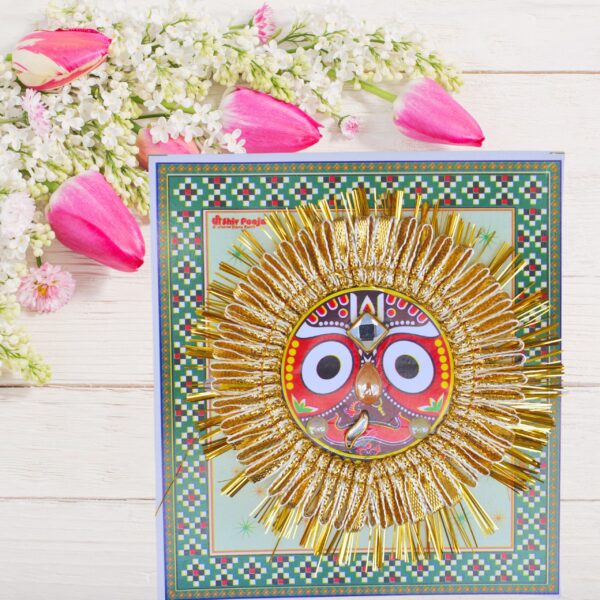 Lord Shree Jagannath Rakhi for Brothers - Handcrafted Puri Tradition for Raksha Bandhan - Image 3