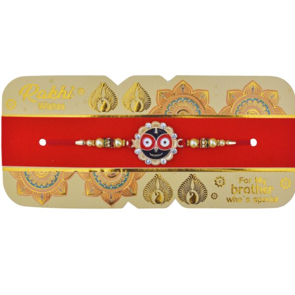 Handcrafted Lord Jagannath Rakhi Collection - Set - Image 4