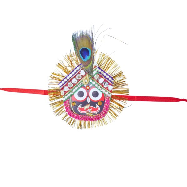 Lord Jagannath Rakhi for Brothers Traditional Handcrafted Rakhis for Raksha Bandhan Celebration