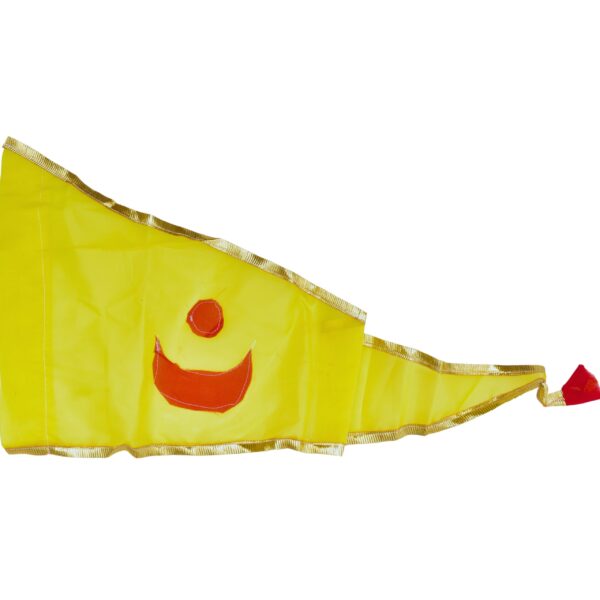 Brighten Your Space with Temple Yellow Flag (Pack Of 1,Yellow) - Image 3