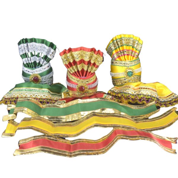 4Inch (10cm) Pagadi Dress set for Jagannath Idol set - Image 4