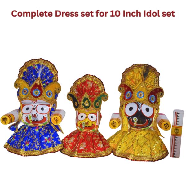 10 Inch Complete Outfit Set for Shree Jagannath Idol set - Image 9