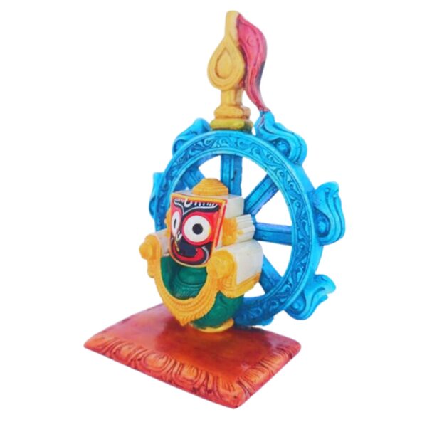 Jagannath World Marble Idol of Lord Jagannath in Nilachakra (Blue) - Image 3