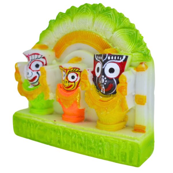 Handmade Marble Lord Jagannath Murti/Idol (Pack of 1, Green) - Image 2