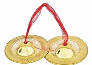 Traditional Brass Manjeera Cymbals – Indian Percussion Instrument