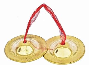 Traditional Brass Manjeera Cymbals - Indian Percussion Instrument