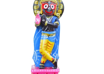 Shree Jagannath and Lord Krishna Avtar (Nilamadhab) – Large, Multicolour