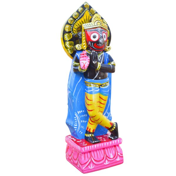 Shree Jagannath and Lord Krishna Avtar (Nilamadhab) - Large, Multicolour - Image 2