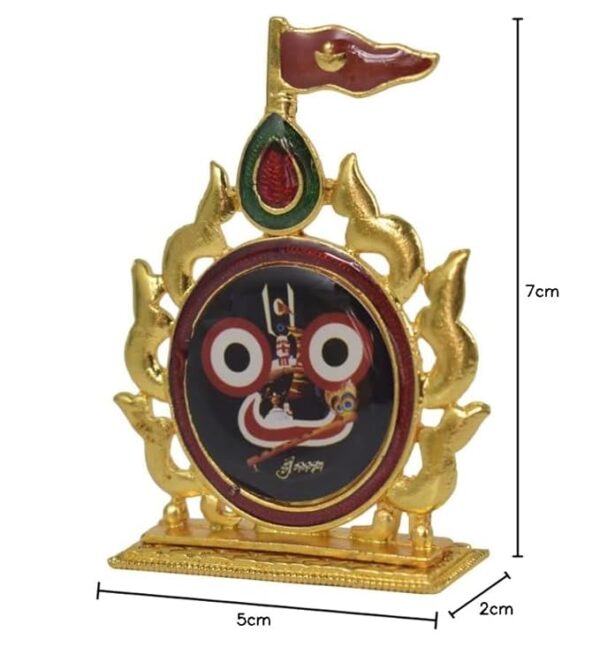 Lord Jagannath Idol face for Car Dashboard/Office Desk/Home Temple - Image 5