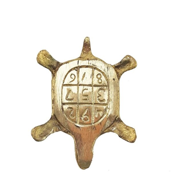 Brass Turtle Vaastu Tortoise on Plate | for Career & Good Luck Gift,Set of 1 - Image 4