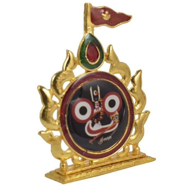 Lord Jagannath Idol face for Car Dashboard/Office Desk/Home Temple - Image 3