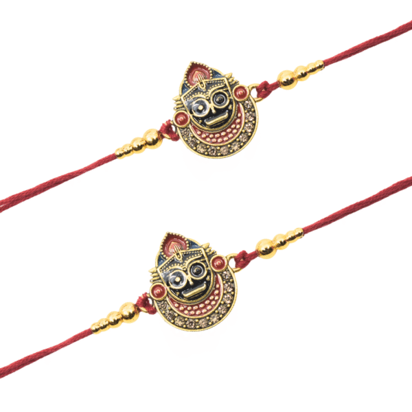 Lord Jagannath Rakhi for Raksha Bandhan | Handmade Rakhi Thread for Brother | Festival Rakhi Made in India - Image 3