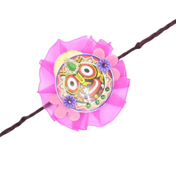 Traditional Lord Jagannath Rakhi Thread for Brother | Handmade Raksha Bandhan Rakhi | Made in India - Image 2
