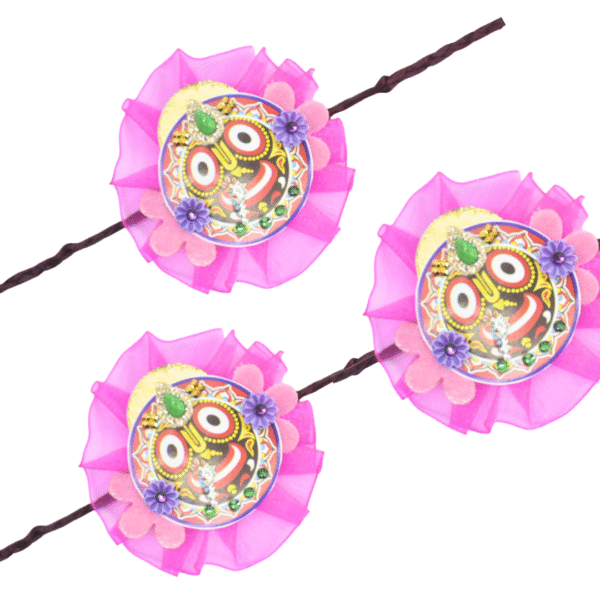 Traditional Lord Jagannath Rakhi Thread for Brother | Handmade Raksha Bandhan Rakhi | Made in India - Image 3