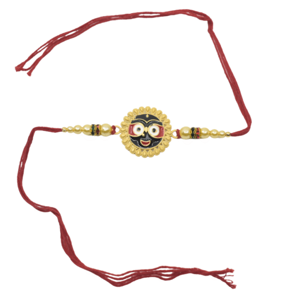 Handmade Lord Jagannath Rakhi Thread for Brother | Raksha Bandhan Rakhi | Eco-Friendly Indian Rakhi - Image 5
