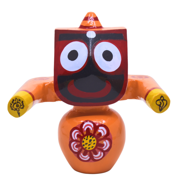 Lord Jagannath Single Idol Patitapavan 5 Inch | Neem Wood Murti