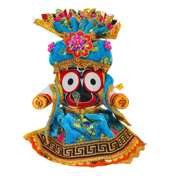 Lord Jagannath Idol with Complete Poshak 4 Inch /6 Inch