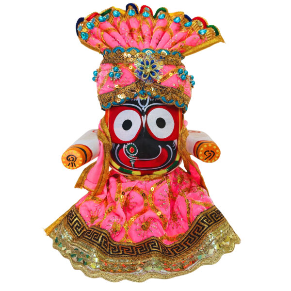 Shree Jagannath Idol with Premium Dress Set 6 Inch/8 Inch