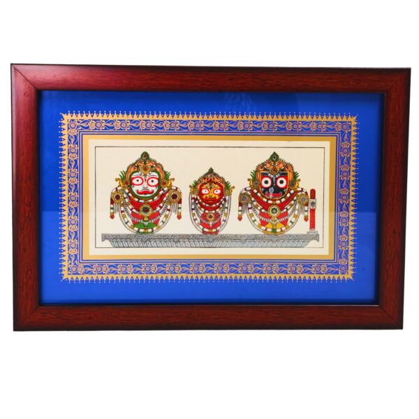 12x8.5 Inch Shree Jagannath Spiritual Wall Decor Frame
