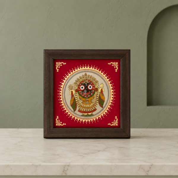 Lord Shree Jagannath Tabletop Frame for Home and Office