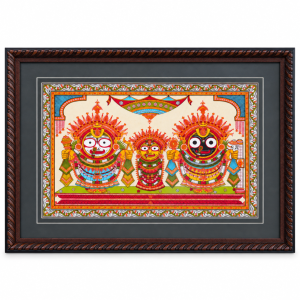 Jagannath Balabhadra and Subhadra devotional photo frame