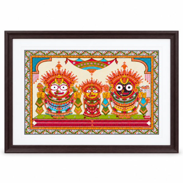 Jagannath Balabhadra and Subhadra devotional photo frame